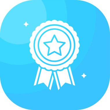 Rozet simge vektör çizim