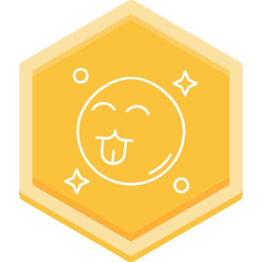 Mutlu yüz. Web simgesi basit tasarım