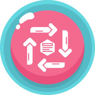 seo modern simgesinin vektör illüstrasyonu