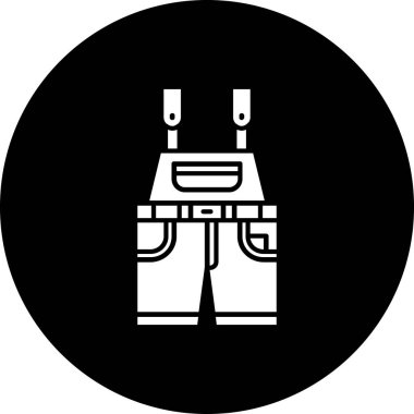 Sırt çantası simgesinin vektör çizimi