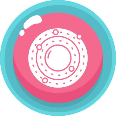 Moda tarzı izole edilmiş arkaplanda şeker simgesi