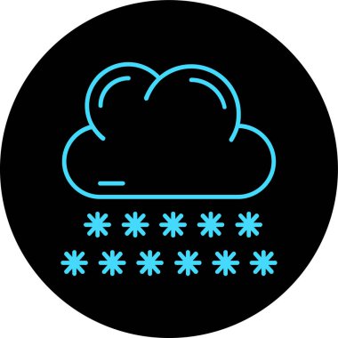 Moda tarzında izole edilmiş hava simgesi