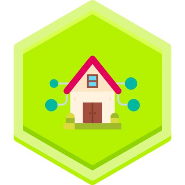 bina simgesi düz biçimli