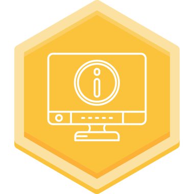 veri güvenliği düz vektör simgesi