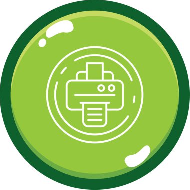 Robot simgesinin vektör illüstrasyonu