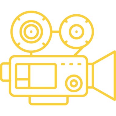 kamera film simgesi - taslak biçimi