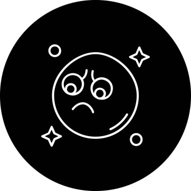 Üzücü bir simgenin vektör çizimi