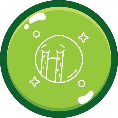 Tek bir simgenin vektör illüstrasyonu