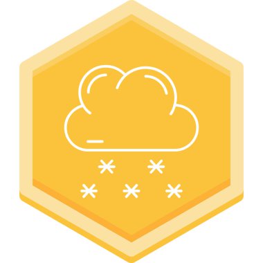 Bulut. Web simgesi basit illüstrasyon