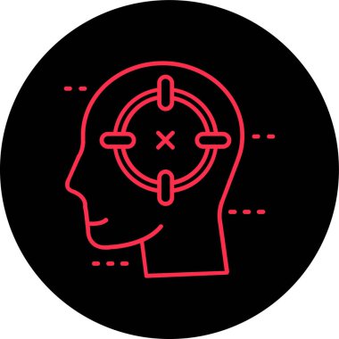 Modern bir simgenin vektör illüstrasyonu