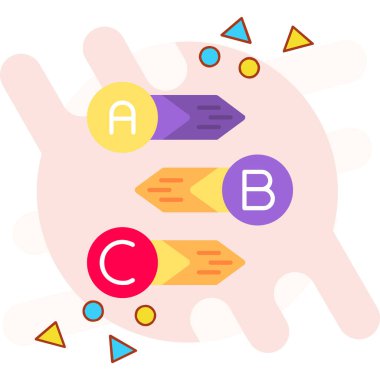 Bir grup insanın vektör çizimi