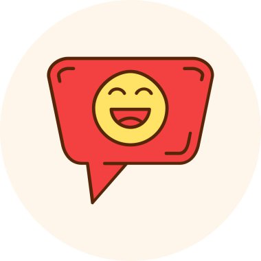 konuşma balonu simgesi, vektör illüstrasyonu