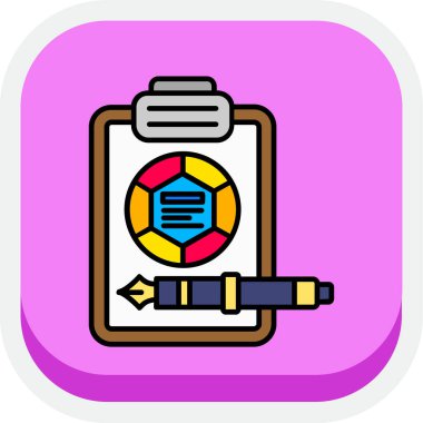 kalem simgesi vektör illüstrasyonu