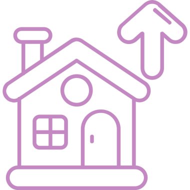 ev simgesi vektör illüstrasyonu