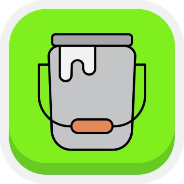 Bir içecek simgesinin vektör illüstrasyonu