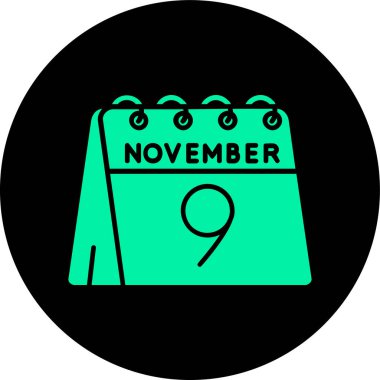 Kasım 'ın 8' i bir günlük takvimde geçiyor.