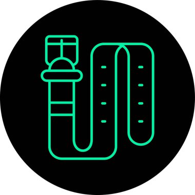 Bir b eksikliği simgesinin vektör çizimi