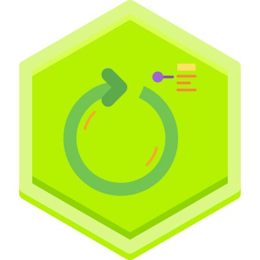 golf topu vektör simgesi