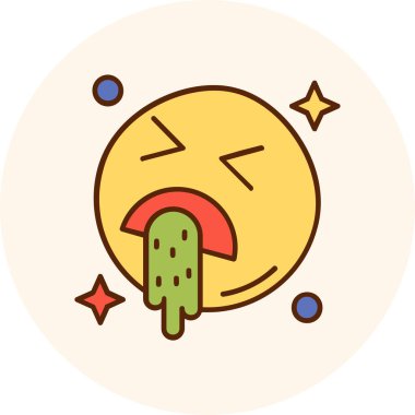 Şirin çizgi film kawaii karpuz