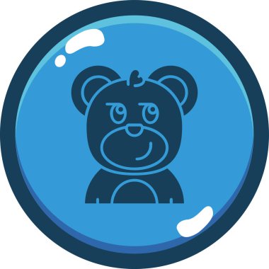 Bebeğim. Web simgesi basit illüstrasyon