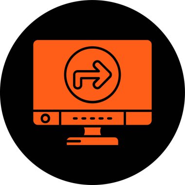 seo modern simgesinin vektör illüstrasyonu