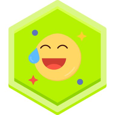 Mutlu emoji yüz simgesi