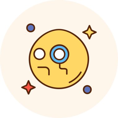 emoji simgesi vektör illüstrasyonu