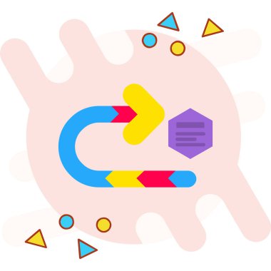 mıknatıs simgesi vektör çizimi