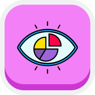 Web için vektör illüstrasyonu, teknolojinin simgesi