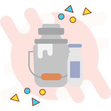 Bir el çizimi tıbbi şişenin vektör çizimi