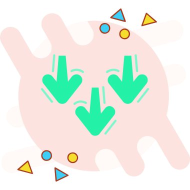 Farklı elementler ve şekillere sahip soyut el çizimi vektör çizimi, tekstil, duvar kağıdı, kumaş, ambalaj kağıdı vb..