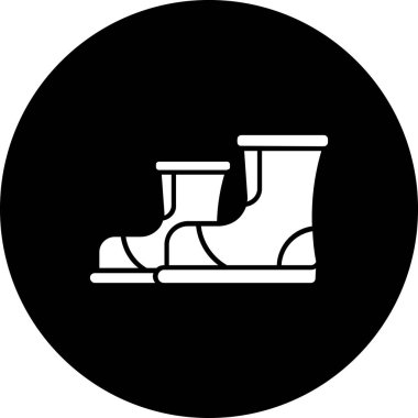 Çizme simgesi. vektör illüstrasyonu