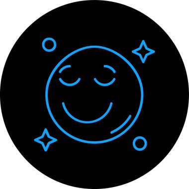 emoji simgesinin vektör illüstrasyonu