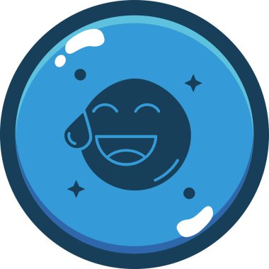 Bir ay simgesinin vektör illüstrasyonu