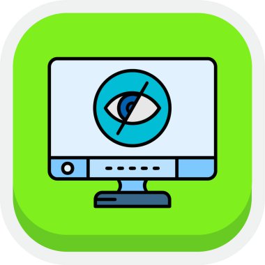 Web için vektör göz simgesi