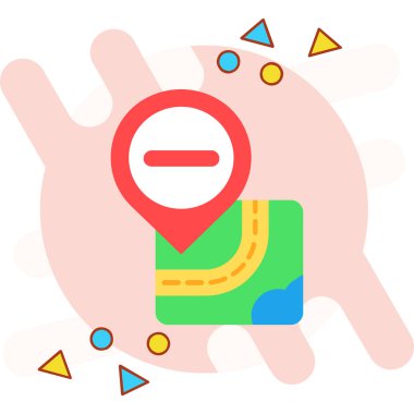 vektör içinde harita konumu simgesi