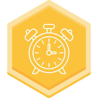 Saat simgesi vektör illüstrasyonu