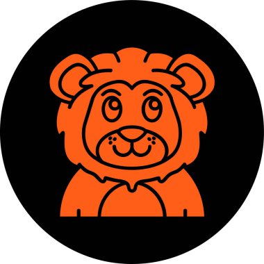 Hayvan baş vektör çizim