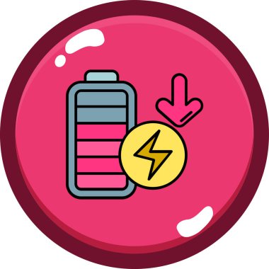 pil vektör illüstrasyonu