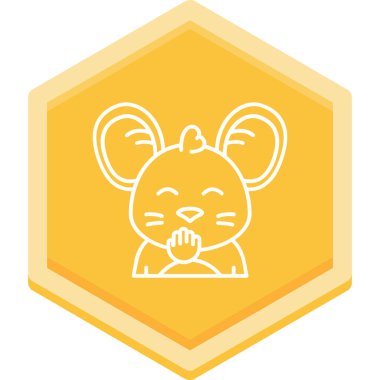 Çizgi film simgesinin vektör çizimi