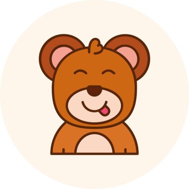 hayvan çizgi film tema tasarım vektörü,