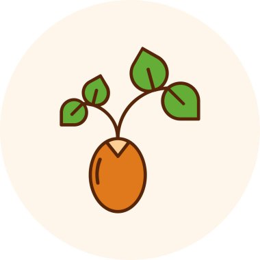 vektör, beyaz arkaplandaki ağacın illüstrasyonu