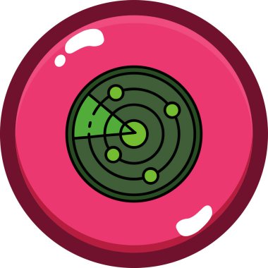 Gezegen simge vektör çizim