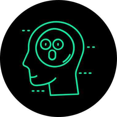 Projeniz için vektör beyin simgesi