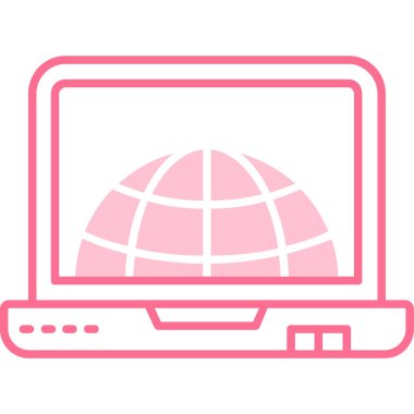 dünya simgesi, vektör illüstrasyonu