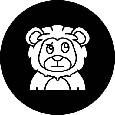 Çizgi film ayısının vektör çizimi