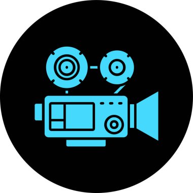 Kamera. Web simgesi basit illüstrasyon