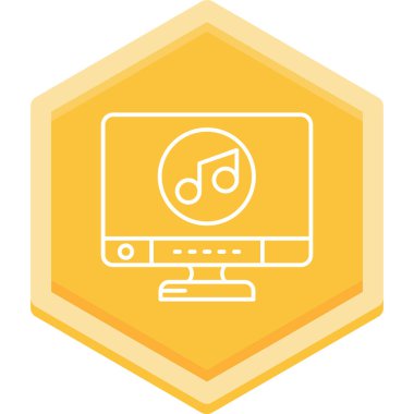 Modern simgenin vektör illüstrasyonu