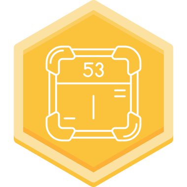 Modern bir simgenin vektör illüstrasyonu