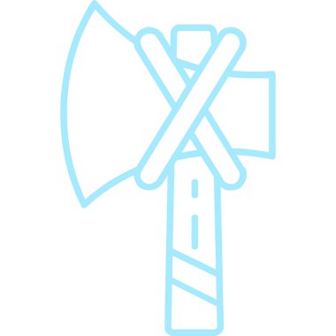 Balta simgesi. Vektör illüstrasyonu